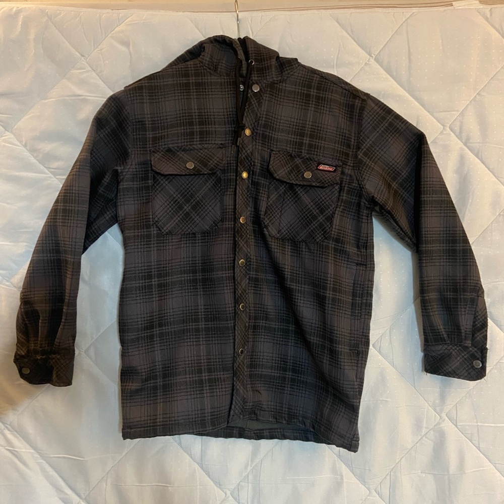 Dickies Mens Jacket With Hoodie Size Small Black NWOT ,# RN123187